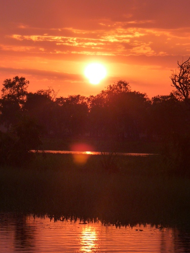Sunrise am Yellow Water